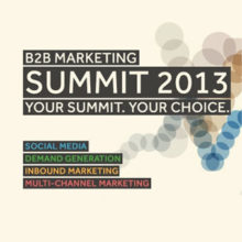 OneGTM to speak at B2B Marketing Summit 2013